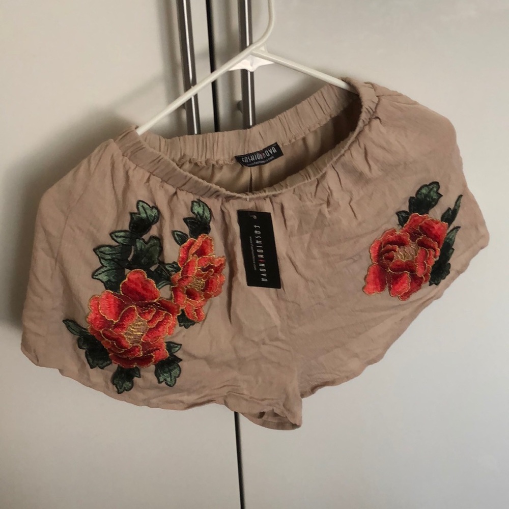 Summer New floral fashion nova shorts